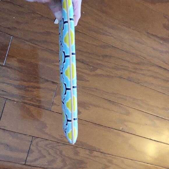 Kate Spade Geometric Blue and Yellow Tablet Holder / Zippered pouch - Picture 5 of 11